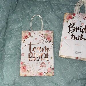 11 Bride Tribe Team Bride Floral Gift Bags